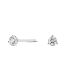 Lab-Grown Diamond ¼ct. tw. Mini Round Brilliant Solitaire Studs | White