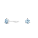 Lab-Grown Diamond ¼ct. Mini Round Brilliant Solitaire Studs | Blue