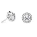 Lab-Grown Diamond 2ct. tw. Round Brilliant and Halo Studs Set | White
