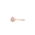 Lab-Grown Diamond ⅛ct. Mini Round Brilliant Solitaire Stud | Pink