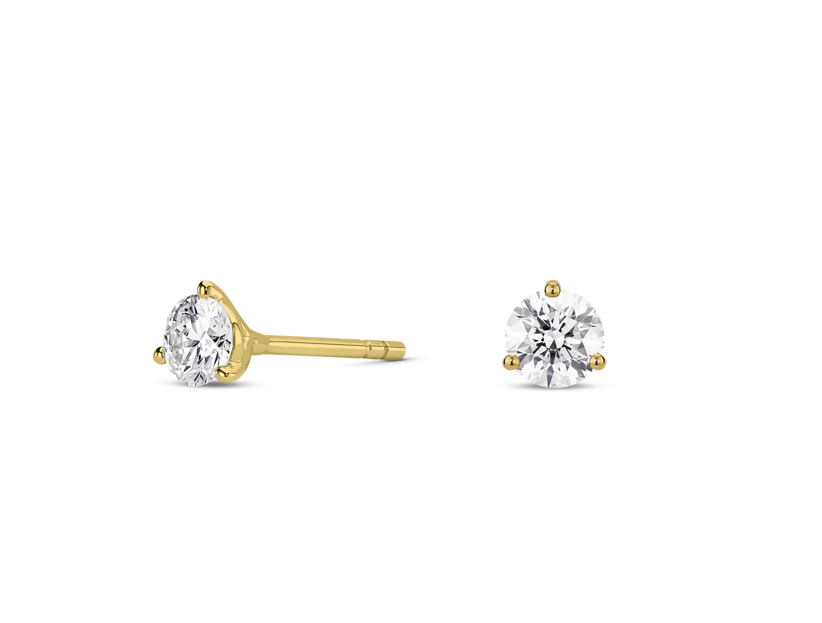Lab-Grown Diamond ½ct. tw. Round Brilliant Solitaire Studs | White - Image 7