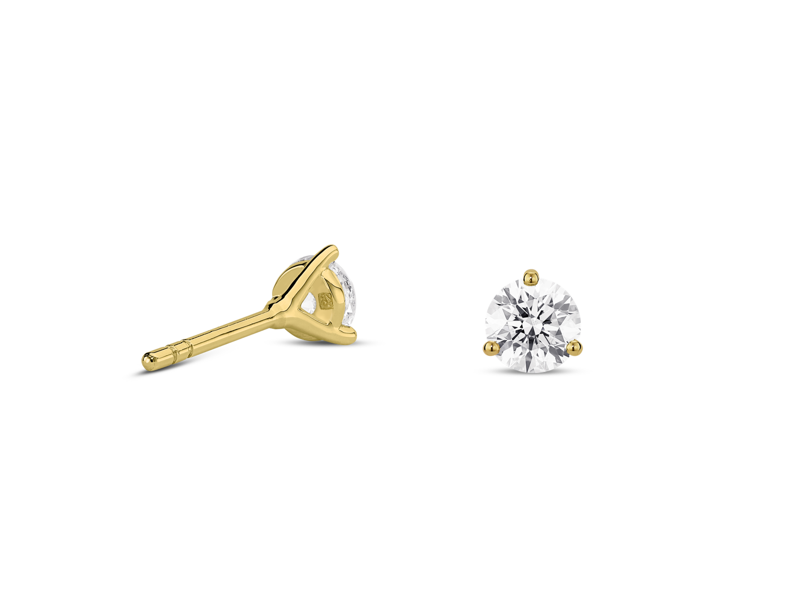 Lab-Grown Diamond ½ct. tw. Round Brilliant Solitaire Studs | White - Image 8