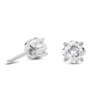 Lab-Grown Diamond 2ct. tw. Round Brilliant and Cushion Studs Set | White