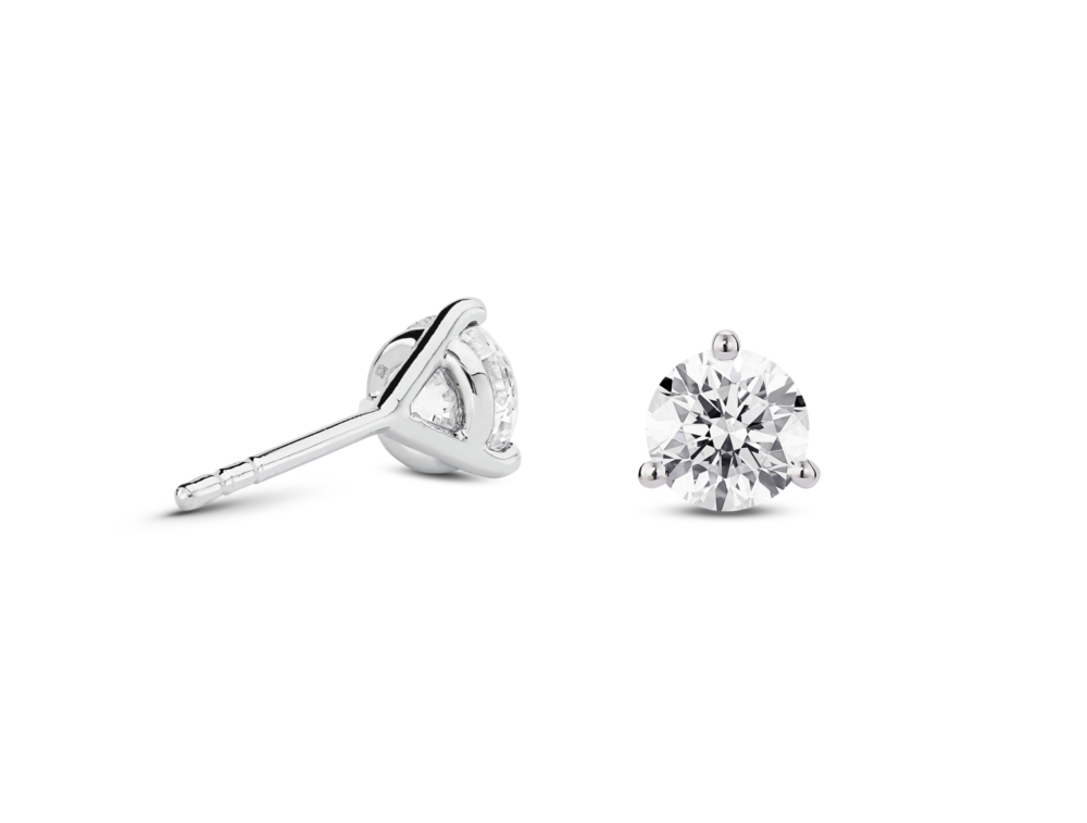 Lab-Grown Diamond 2ct. tw. Round Brilliant Studs and Pendant Set | White - Image 3