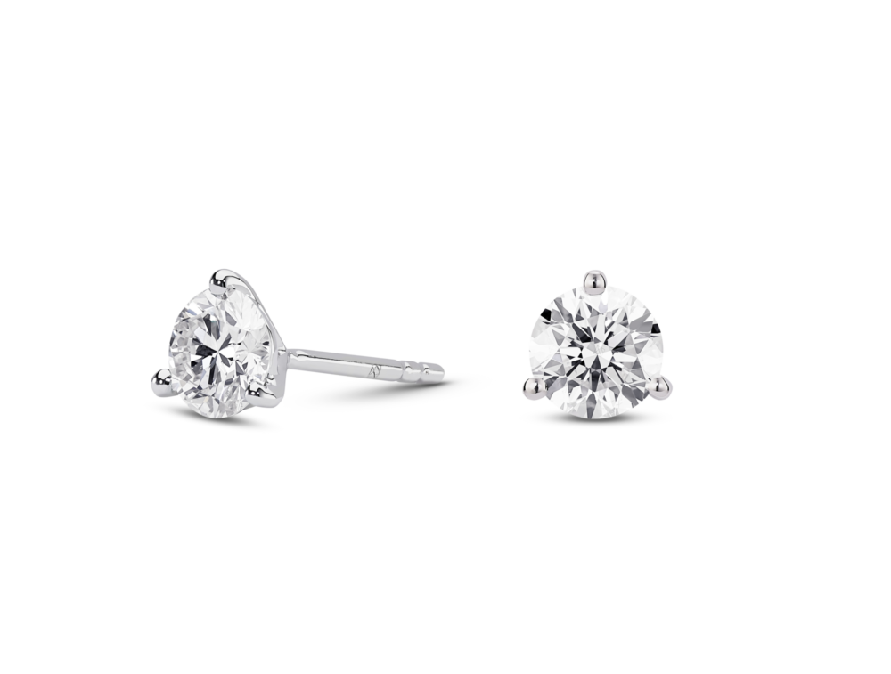 Lab-Grown Diamond 2ct. tw. Round Brilliant Studs and Pendant Set | White - Image 4