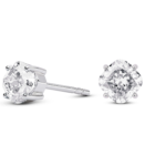 Lab-Grown Diamond 1½ct. tw. Cushion Cut 14k Gold Studs | White