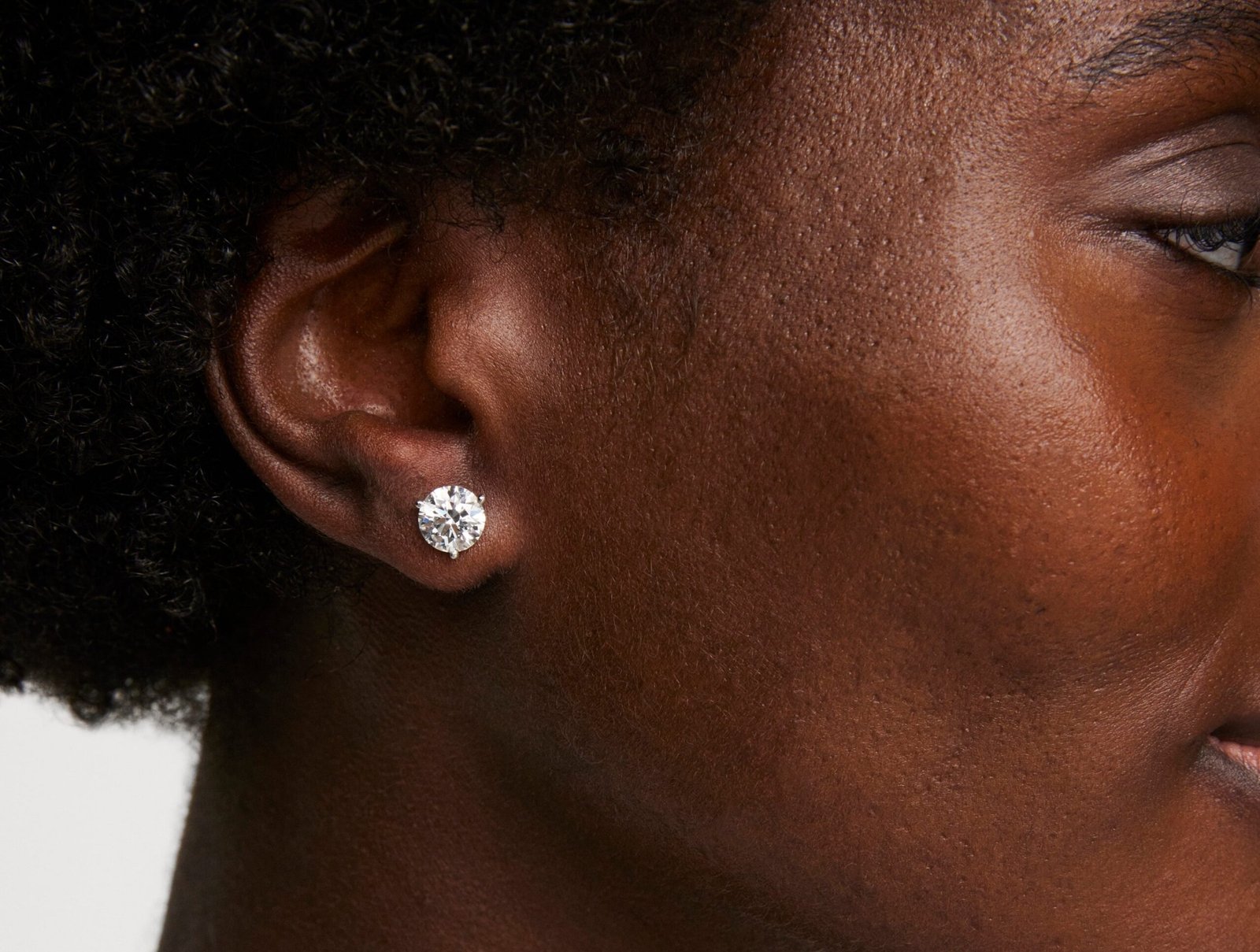 Lab-Grown Diamond 3½ct. tw. Round Brilliant Solitaire Studs | White - Image 4