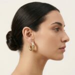 Kaeloria abstract shape Kaju Style Korean  Earrings | Trendy Minimal Jewelry | 18K Gold Plated