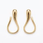 Kaeloria Hoop Style Korean  Earrings | Trendy Minimal Jewelry | 18K Gold Plated