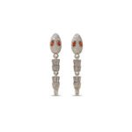 Kaeloria Snake Design Dangling Earrings | 18K Gold Plated | Statement Jewelry | S925 Post