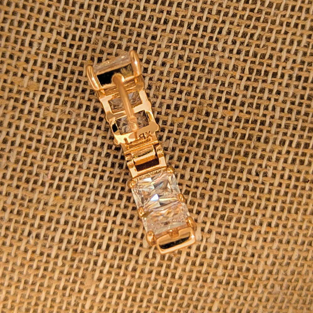 Kaeloria Radiant Full Hoop Earrings | 18K Gold Plated | CZ Studded Hoops | Anti-Tarnish - Image 5