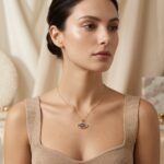 Kaeloria Evil Eye Necklace | 18K Gold Plated | CZ Protection Pendant | Trendy Minimal Jewelrypp