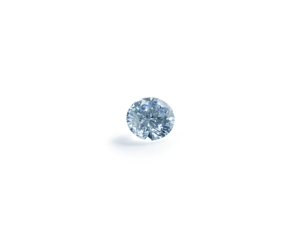 Lab-Grown Loose 1ct. Round Brilliant Diamond | Blue - Image 2