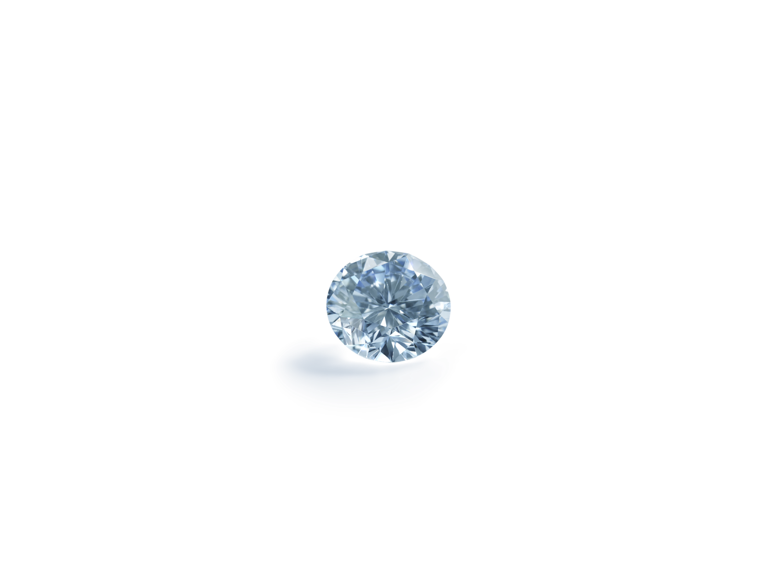 Lab-Grown Loose 1ct. Round Brilliant Diamond | Blue - Image 2