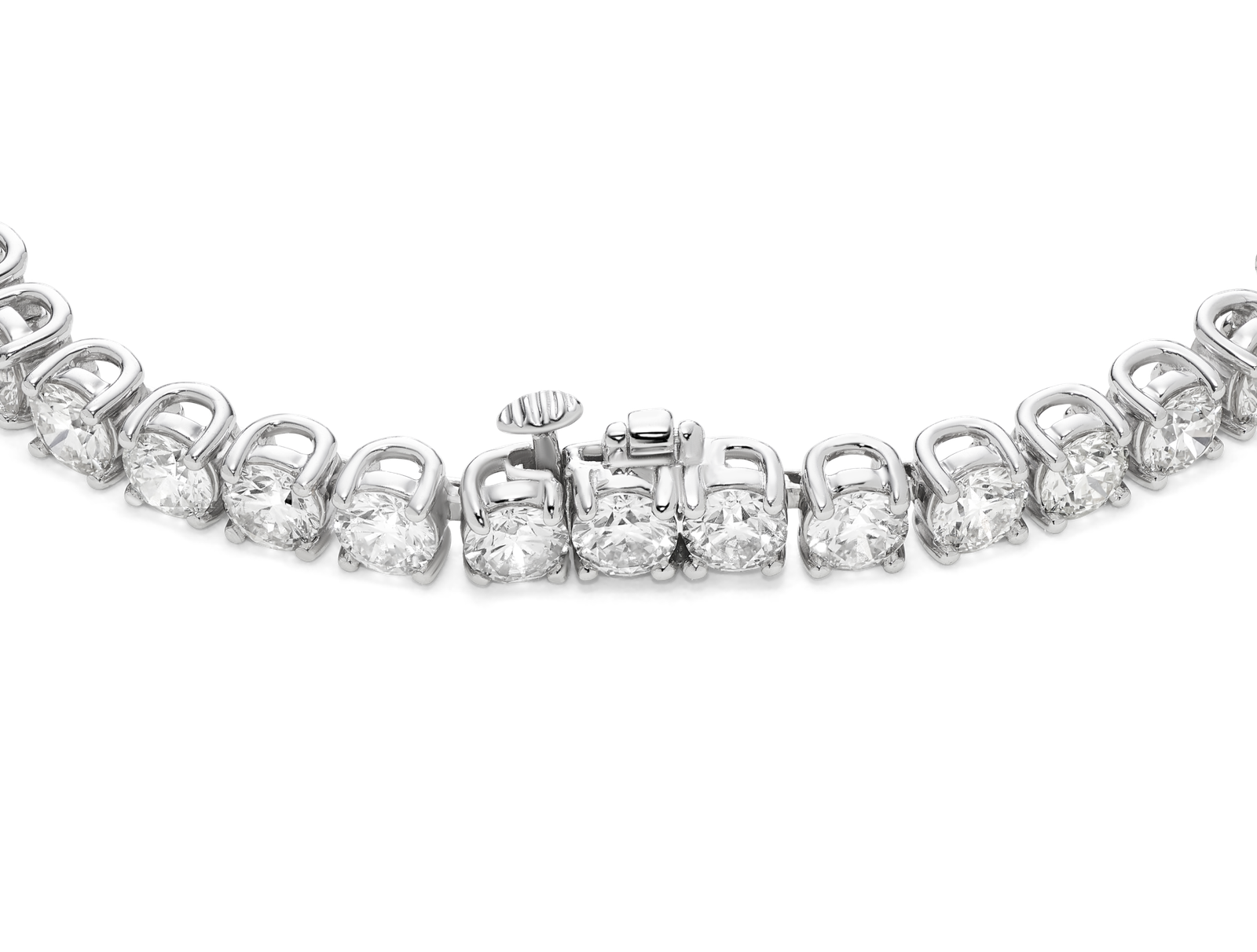 Lab-Grown Diamond Large Tennis Bracelet - G/H color, 7" length | White