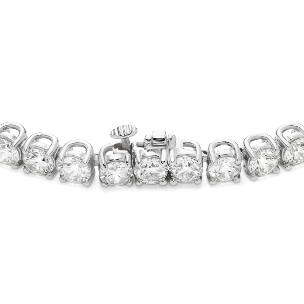 Lab-Grown Diamond Large Tennis Bracelet - G/H color, 6.5" length | White