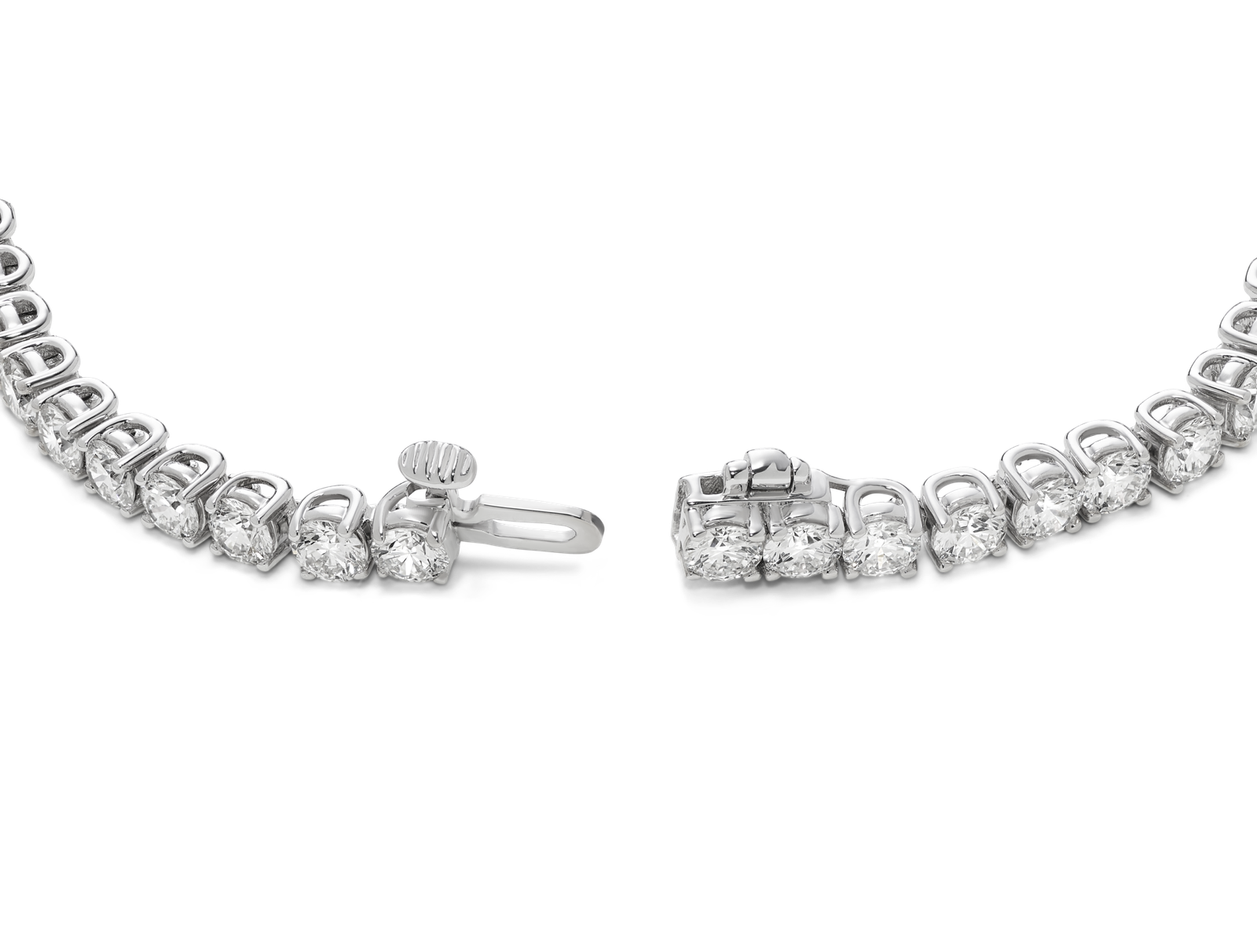 Lab-Grown Diamond Medium Tennis Bracelet - E/F color, 6.5" length | White - Image 2