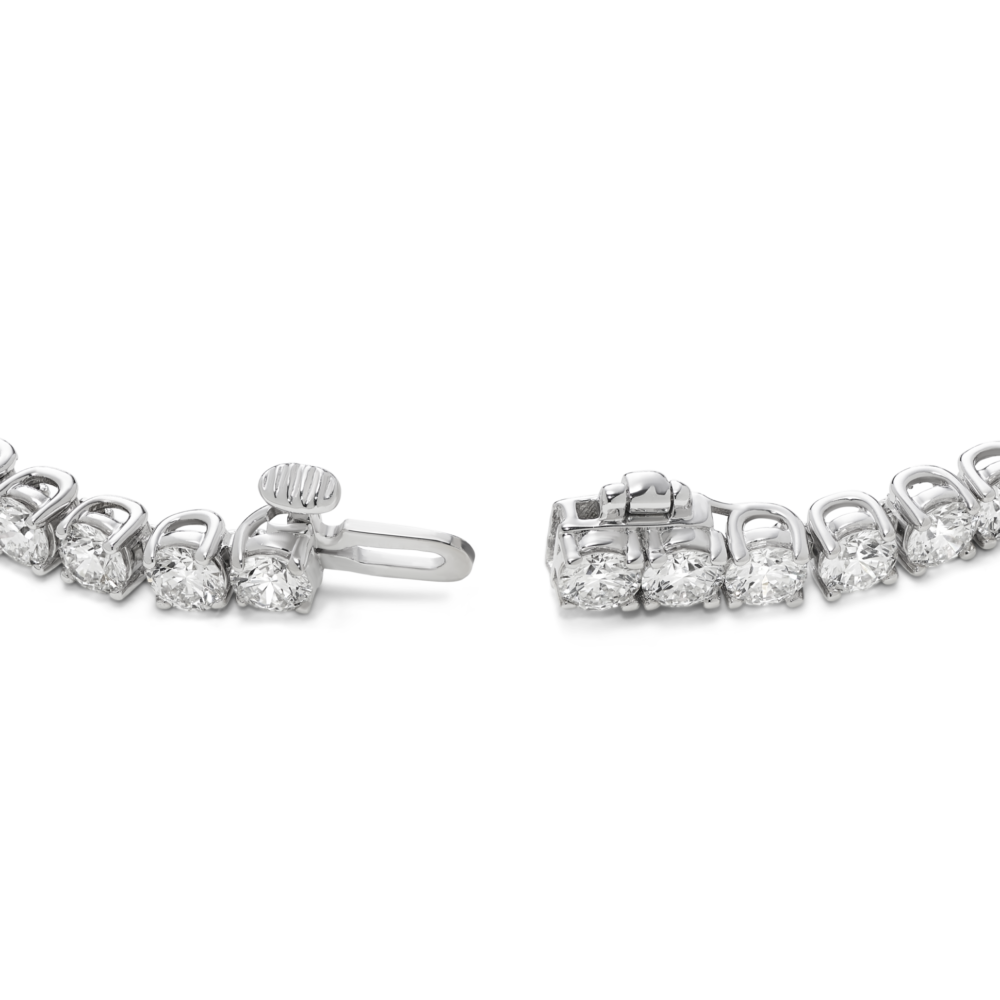 Lab-Grown Diamond Medium Tennis Bracelet - G/H color, 7" length | White - Image 3