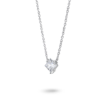 Lab-Grown Diamond 1⅛ct. Princess Cut 14k Gold Pendant | White