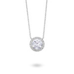 Lab-Grown Diamond 2ct. tw. Halo Pendant | White