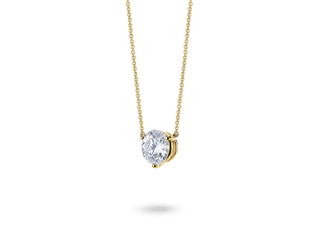 Lab-Grown Diamond 2ct. Round Brilliant Solitaire Pendant | White - Image 5