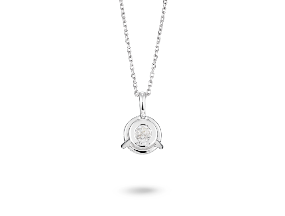Lab-Grown Diamond 2ct. Round Brilliant Solitaire Bale Pendant | White - Image 4
