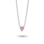 Lab-Grown Diamond ¼ct. Mini Heart Pendant | Pink