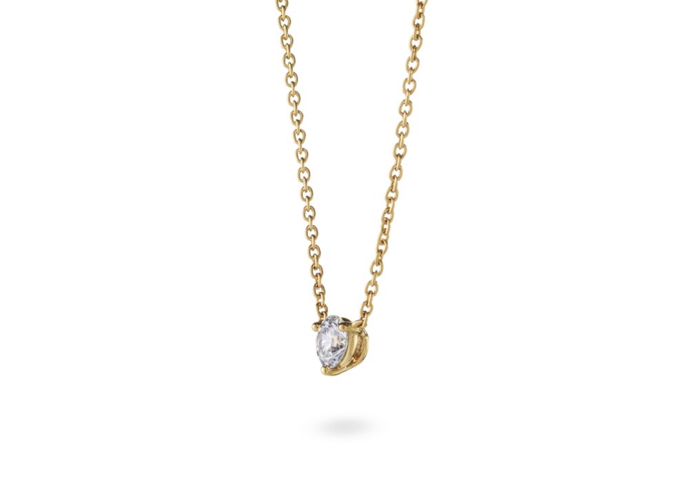 Lab-Grown Diamond ½ct. Round Brilliant Solitaire Pendant | White - Image 3