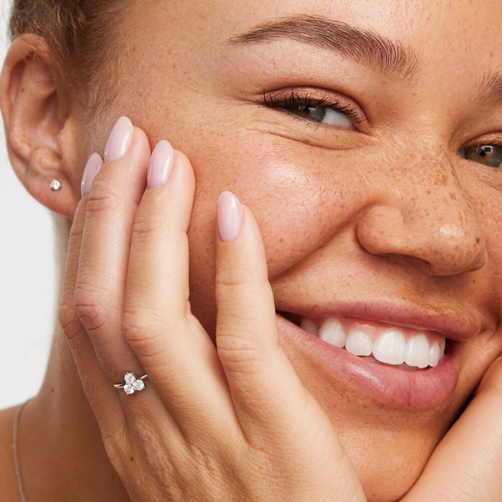Lab-Grown Diamond ³⁄₁₀ct. tw. Mini Trio Round Brilliant Ring | White - Image 2