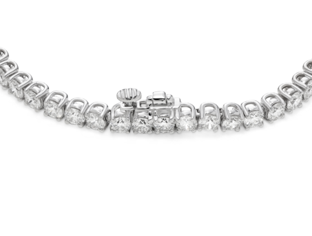 Lab-Grown Diamond Small Tennis Bracelet - G/H color, 7" length | White