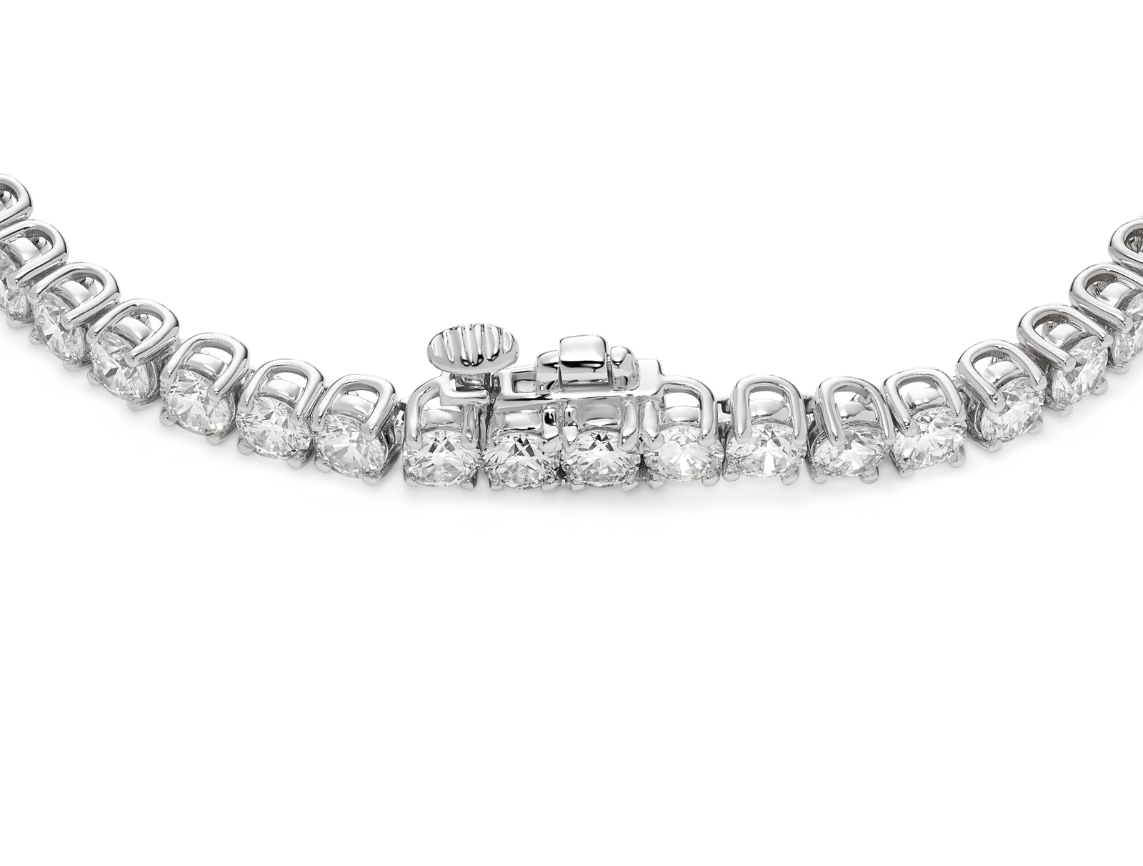 Lab-Grown Diamond Small Tennis Bracelet - G/H color, 7" length | White
