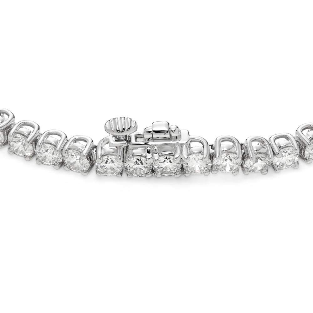 Lab-Grown Diamond Small Tennis Bracelet - E/F color, 6.5" length | White