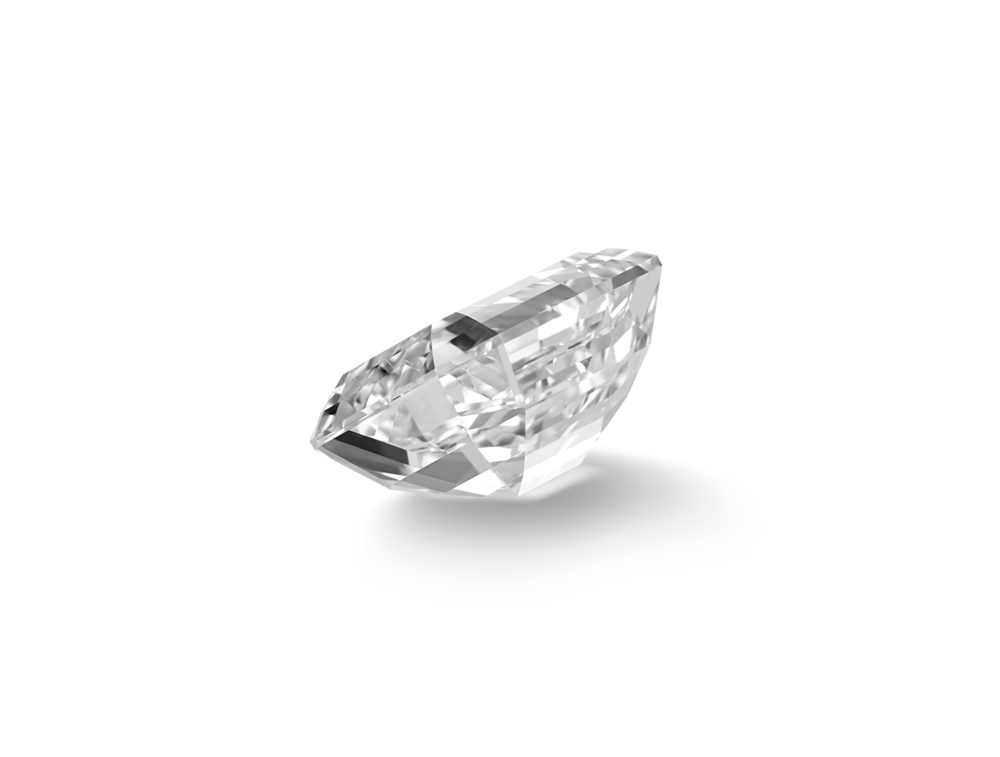 Finest Lab-Grown Loose 2ct. Emerald Cut Diamond | White - Image 2
