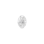 Front image of Kaelora Jewelst™ 1.5 carat white oval cut diamond