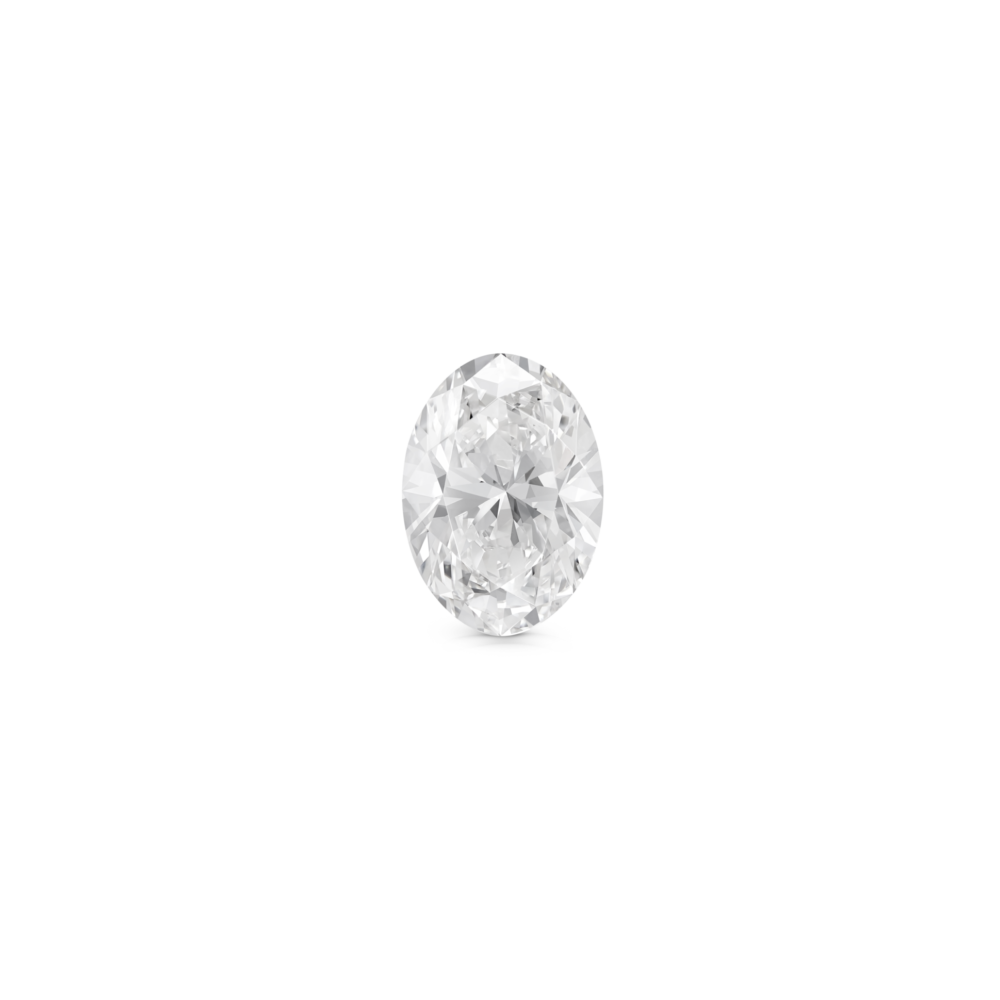 Front image of Kaelora Jewelst™ 1.5 carat white oval cut diamond