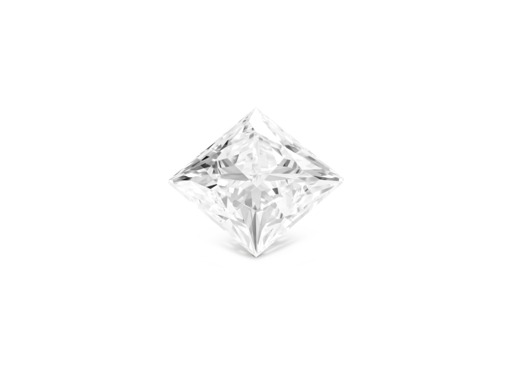 Finest Lab-Grown Loose 2½ct. Princess Cut Diamond | White - Image 2
