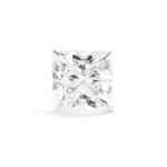 Top view of Kaelora Jewelst™ white 2.5 carat princess cut diamond