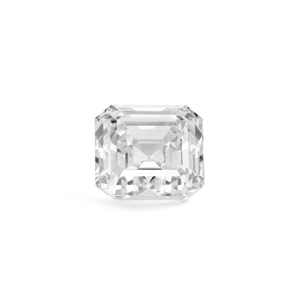 Lab-Grown Loose 2½ct. Asscher Cut Diamond | White - Image 2