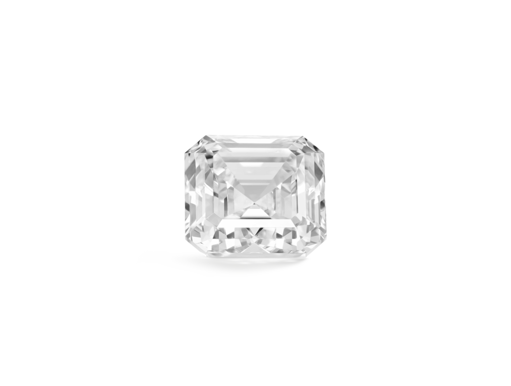 Lab-Grown Loose 2½ct. Asscher Cut Diamond | White - Image 2