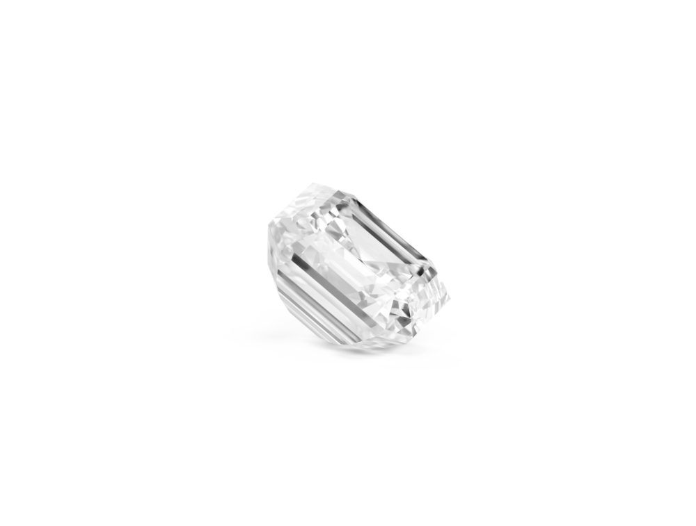Lab-Grown Loose 2½ct. Asscher Cut Diamond | White - Image 3