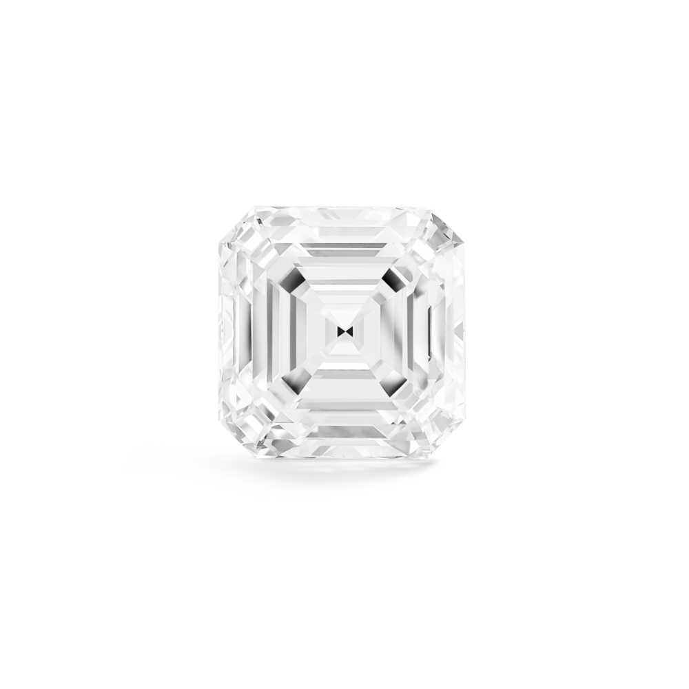 Lab-Grown Loose 3ct. Asscher Cut Diamond | White