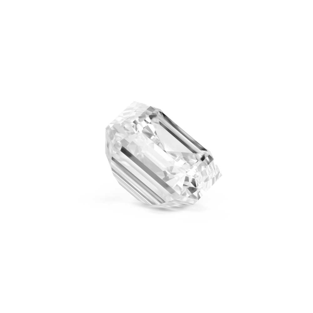 Lab-Grown Loose 3ct. Asscher Cut Diamond | White - Image 3