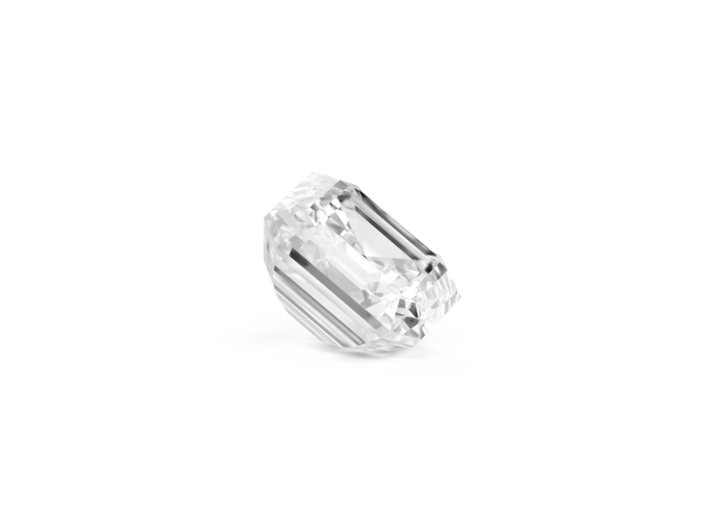 Lab-Grown Loose 3ct. Asscher Cut Diamond | White - Image 3