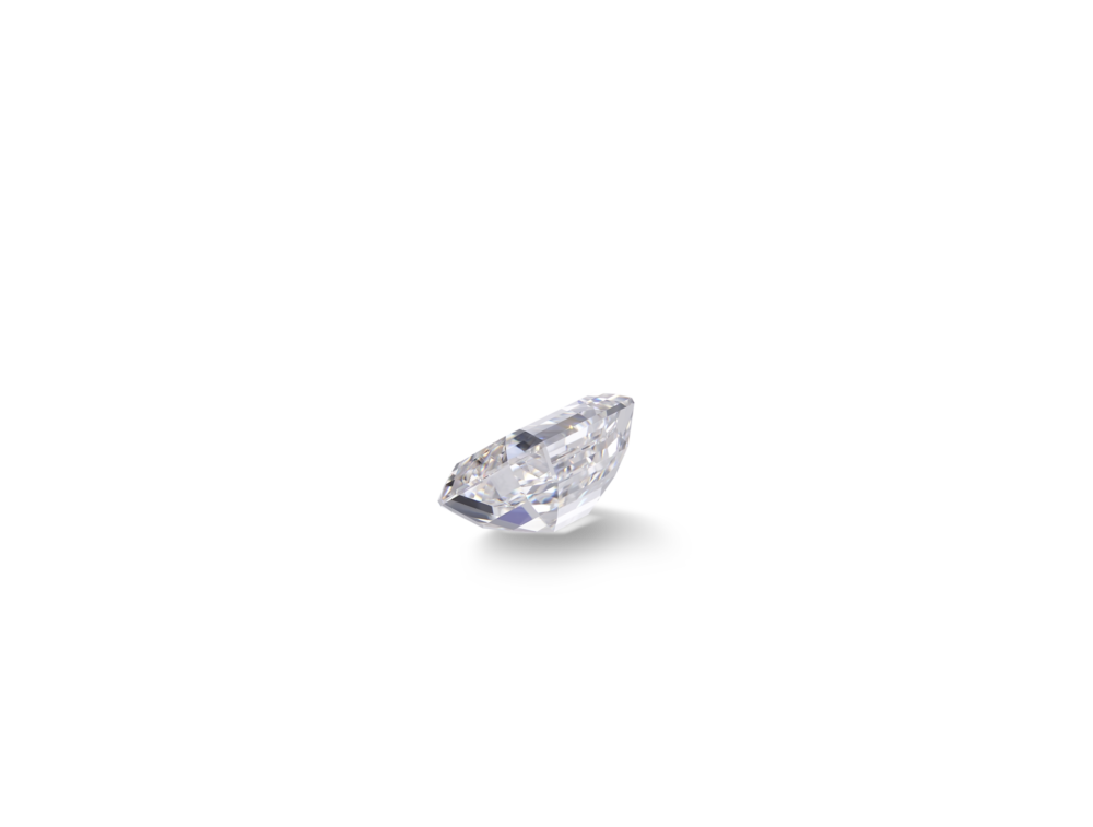 Lab-Grown Loose 1ct. Emerald Cut Diamond | White - Image 2