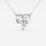 Kaeloria Heart Shape CZ Pendant Necklace | 18K Gold Plated | Romantic Minimal Jewelry | Anti-Tarnish
