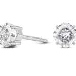 Lab-Grown Diamond 2ct. tw. Cushion Cut 14k Gold Studs | White