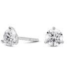 Lab-Grown Diamond 1½ct. tw. Round Brilliant Solitaire 14k Gold Studs | White