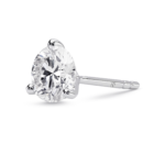 Lab-Grown Diamond 1ct. Round Brilliant Solitaire 14k Gold Stud | White