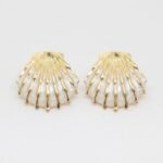 Kaeloria Seashell style earrings  | 18K Gold Plated | Anti-Tarnish