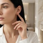 Kaeloria Open Heart Stud Earrings | 18K Gold Plated Stainless Steel | Anti-Tarnish | Minimalist Heart Earrings for Women